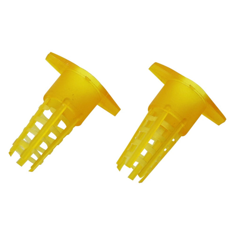 300Pcs Beekeeping Tools Cell Protector Cages Yellow Plastic Bee Queen Cage Protective Cover Beekeeping Equipment - KiwisLove