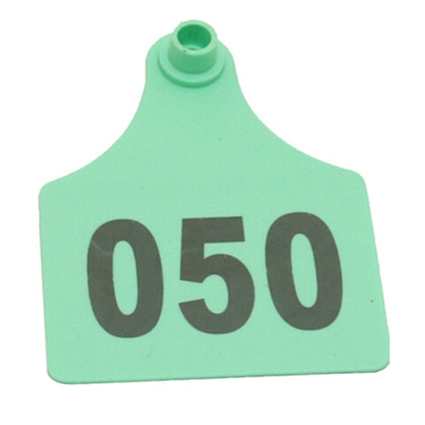 100 Pcs/set Animal Cow Cattle Large Plastic Numbering NO.001-100 - KiwisLove