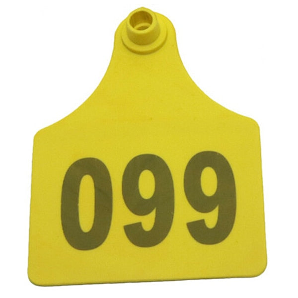 100 Pcs/set Animal Cow Cattle Large Plastic Numbering NO.001-100 - KiwisLove