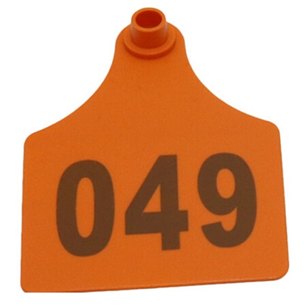 100 Pcs/set Animal Cow Cattle Large Plastic Numbering NO.001-100 - KiwisLove