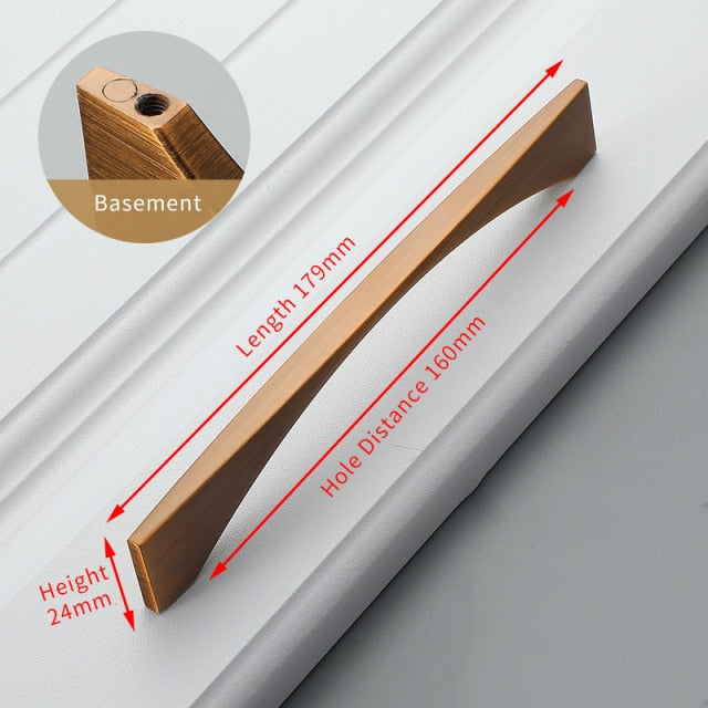 Bronze Furniture Handle Vintage European Style - KiwisLove