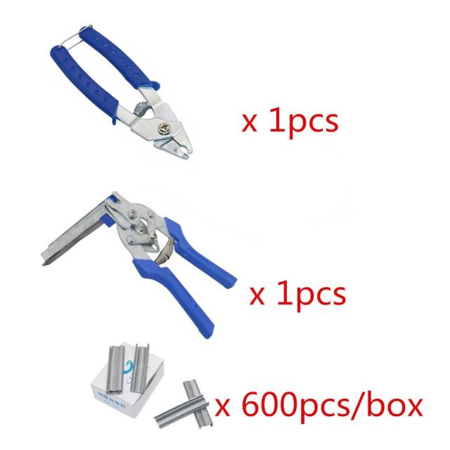 Animal Wire Cage Clamp Automatic Pliers/ Hog Ring Pliers + M Nails - KiwisLove