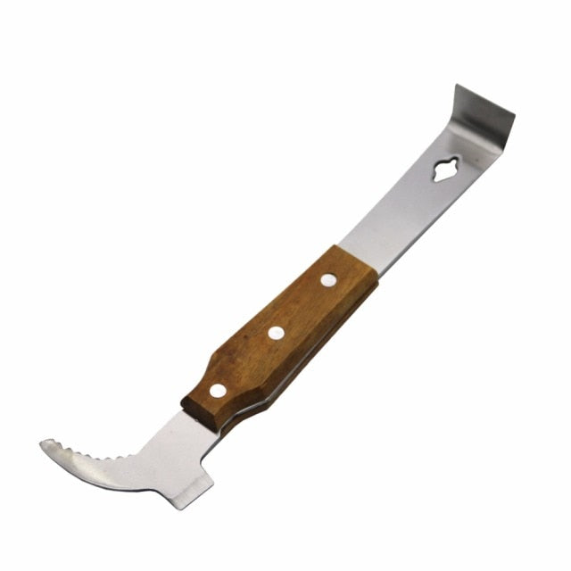 starting scraper Bee Knife Beekeeping Wooden Stainless steel Cut honey - KiwisLove