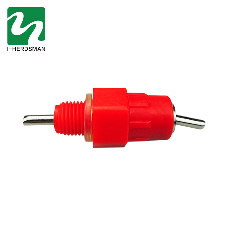 10 Pcs Water Nipple Chicken Feeders and Drinkers 360 Angle Poultry - KiwisLove