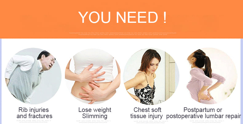 OPER Waist Belt Lumbar Support Rib Cage Protect Back Brace Slim Fit Belt - KiwisLove