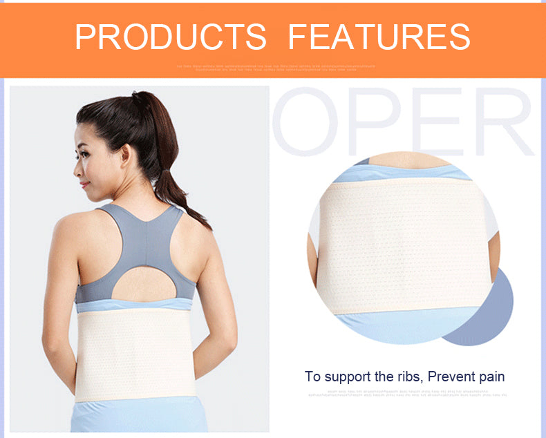 OPER Waist Belt Lumbar Support Rib Cage Protect Back Brace Slim Fit Belt - KiwisLove