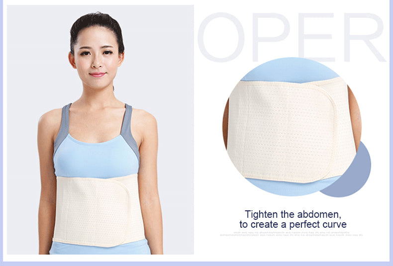 OPER Waist Belt Lumbar Support Rib Cage Protect Back Brace Slim Fit Belt - KiwisLove