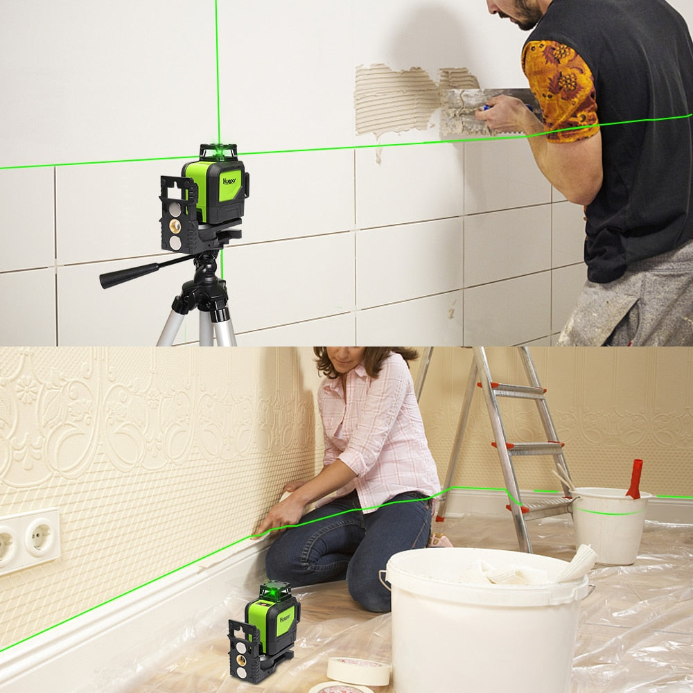 Huepar 902CG Green Beam Cross Line Laser 360-Degree - KiwisLove