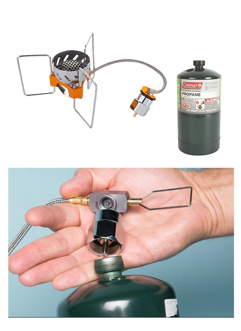Fire Maple LPG Adapter Gas Connector Propane Small Tank Input Adaptor - KiwisLove