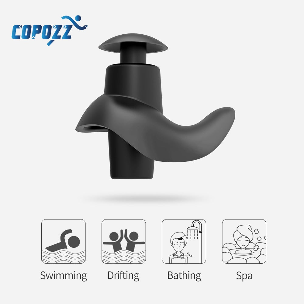 Swimming Nose Clip / Silicone Earplugs / Diving Soft Anti-Noise / Ear Plug - KiwisLove