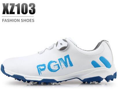 PGM golf shoes men's waterproof double patent rotating shoelaces anti-slip - KiwisLove