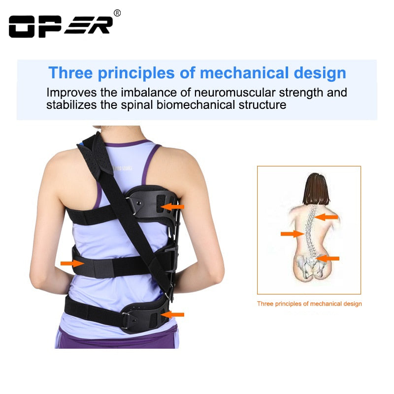 OPER Scoliosis Posture Corrector Adjustable Auxiliary Spine Corrector - KiwisLove